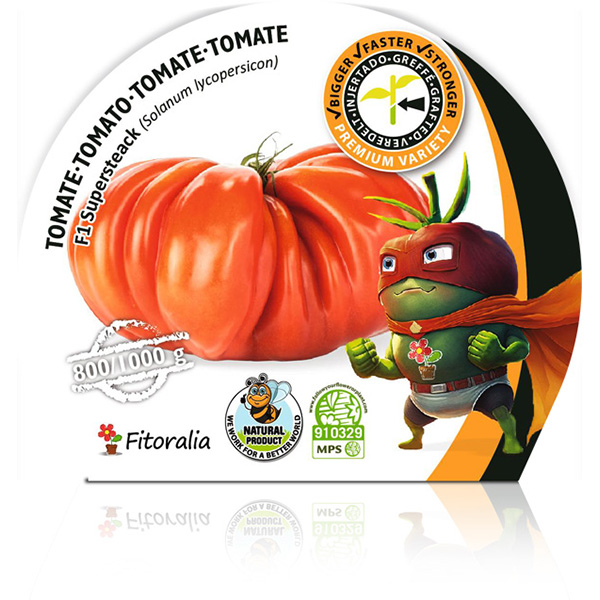 Tomate Injertado F1 Supersteack M-10,5 Solanum lycopersicon W