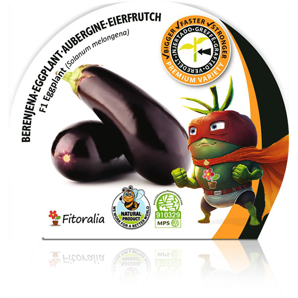 Berenjena Injertada F1 Eggplant M-10,5 Solanum melongena W