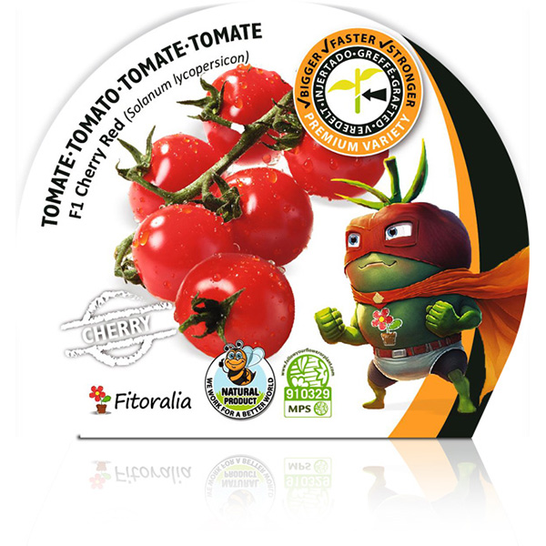 Tomate Injertado F1 Cherry Red M-10,5 Solanum lycopersicon W