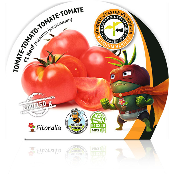 Tomate Injertado F1 Beef M-10,5 Solanum lycopersicon W